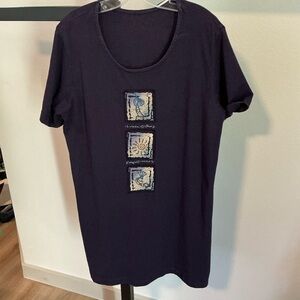 Elegant Purple Asymmetrical Dress